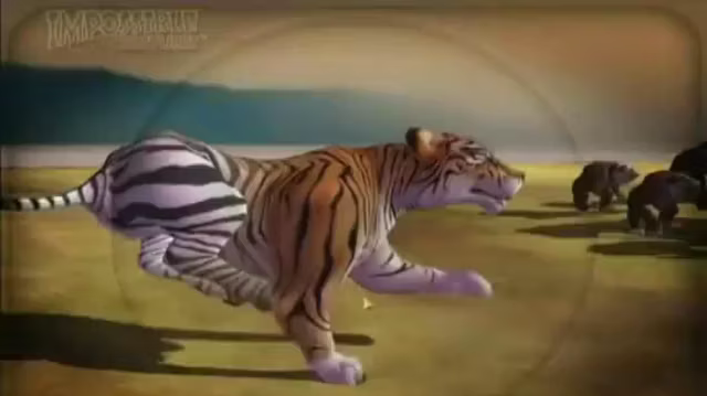The Tigebra, as seen in the game Impossible Creatures