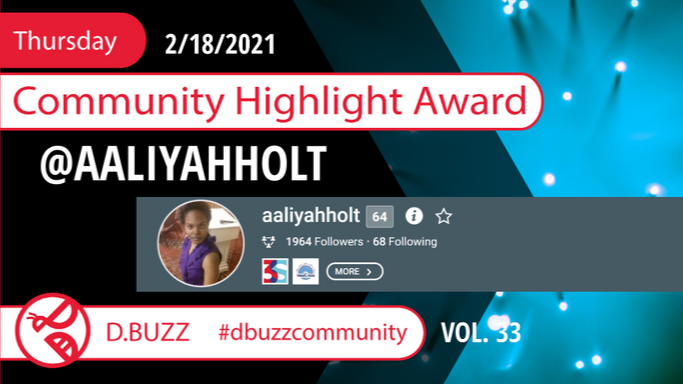 D.Buzz Community Highlight: @aaliyahholt