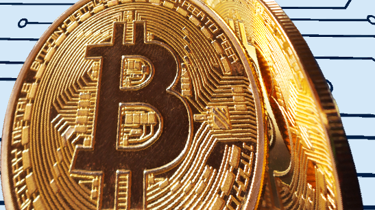 Cryptocurrency and blockchain concept image