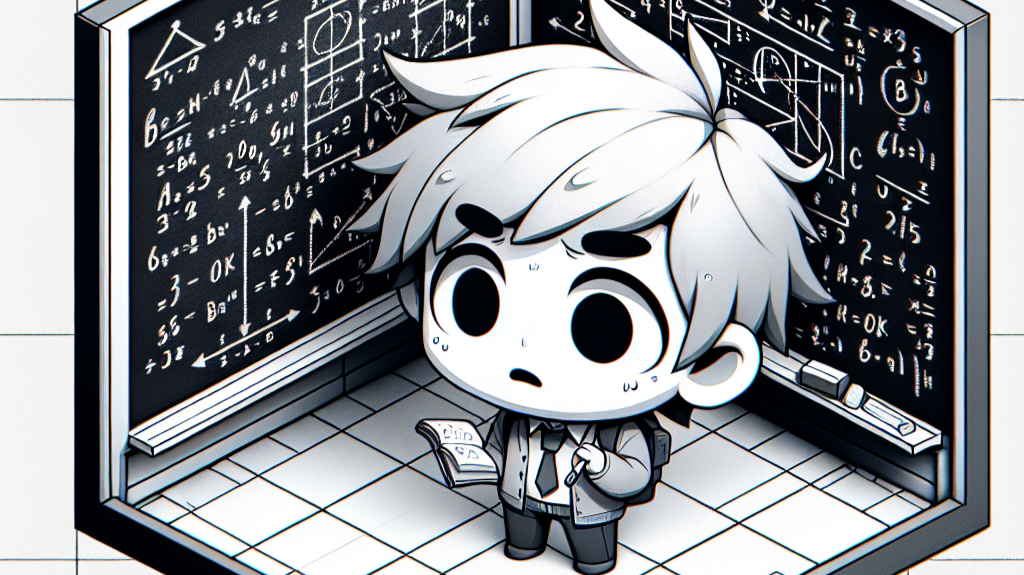 Boy studying market