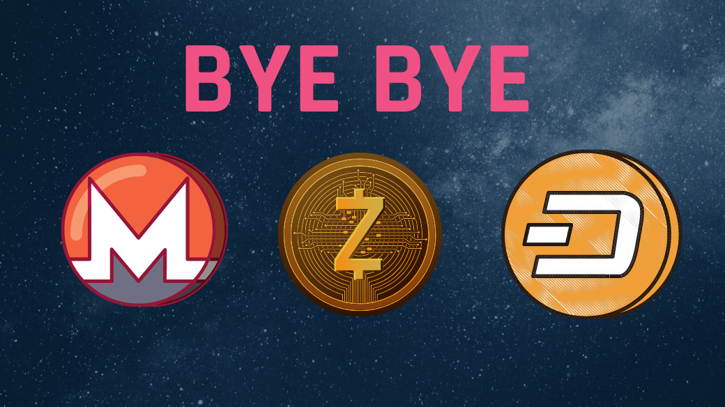 zcash dash and monero unlisted in bittrex