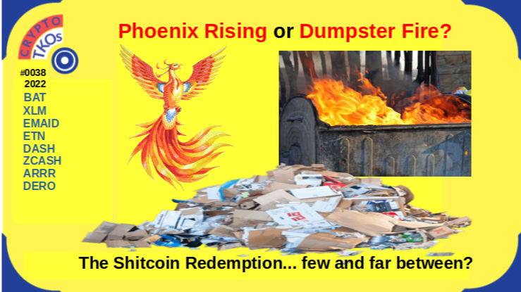 The Shitcoin Redemption... few and far between?  Full Rebound Coins and Token Trash Review 2022