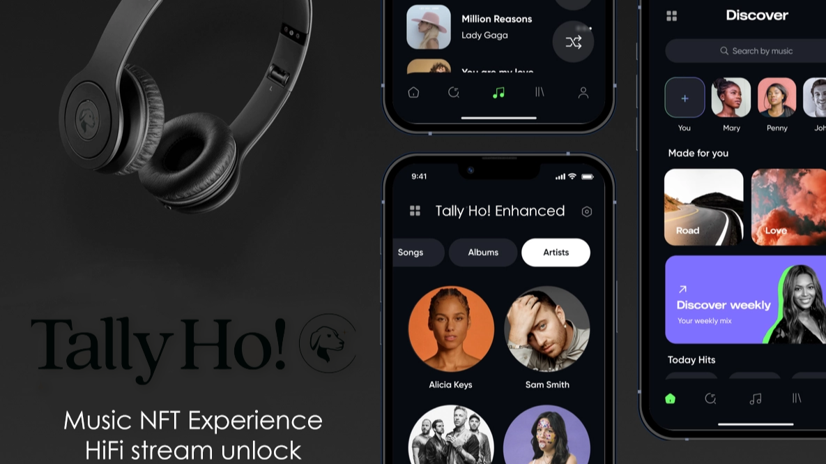 Tally Ho! wallet - Music NFT experience