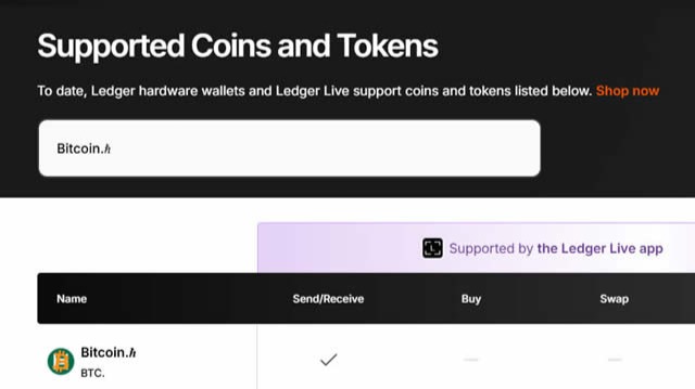 Bitcoin.ℏ (BTC.ℏ) Secures Ledger Live crypto wallet Integration