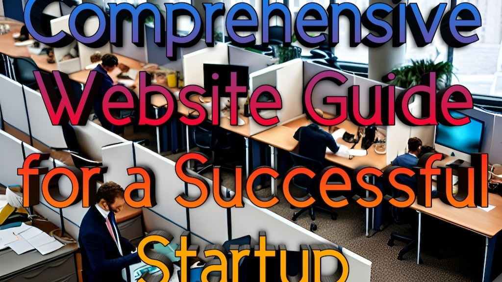 Building a Website for a Successful Startup: A Comprehensive Guide, VitalyTennant.com