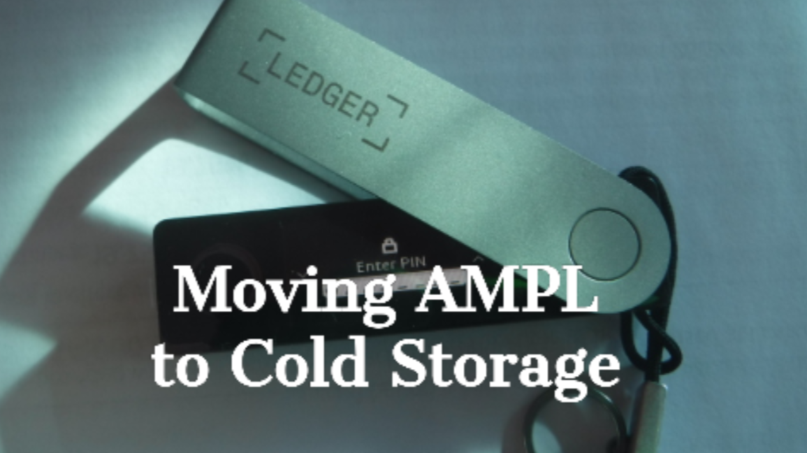 Moving AMPL to cold storage.