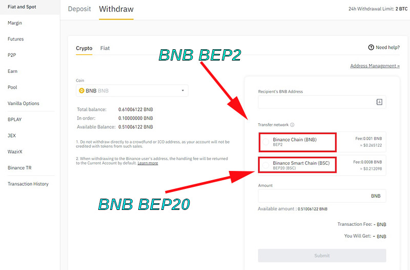 How to Transfer BNB BEP20 from Binance.com to Metamask Wallet?