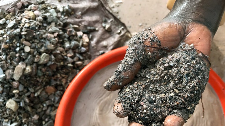 Freshly dug Cobalt
