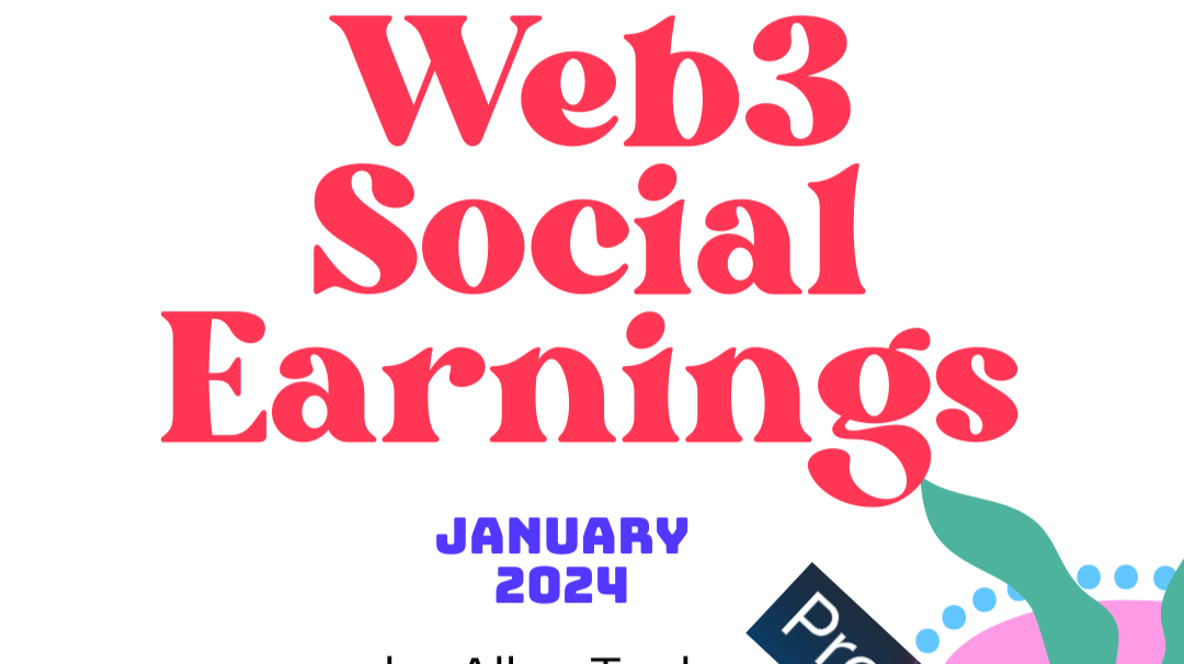 Web3 social media earnings