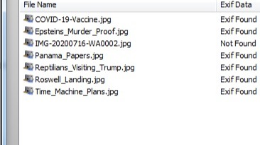 Some files i want Exif data to be removed from