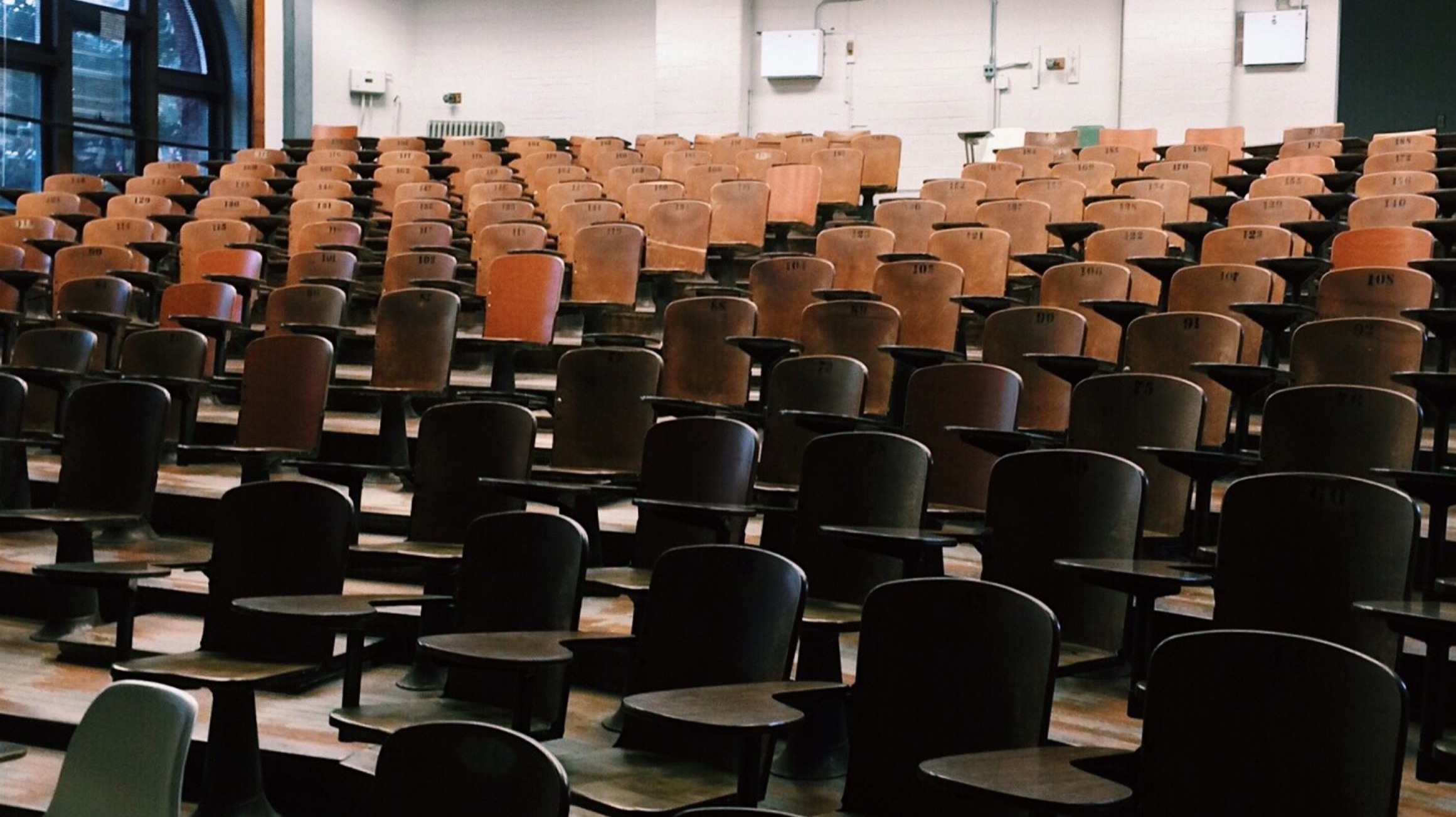 empty lecture hall