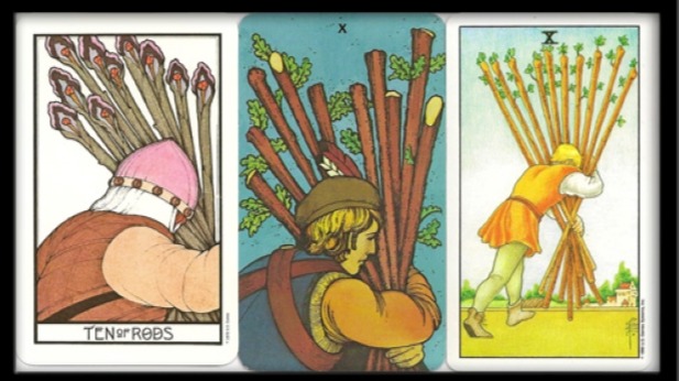 10 Of Wands Tarot