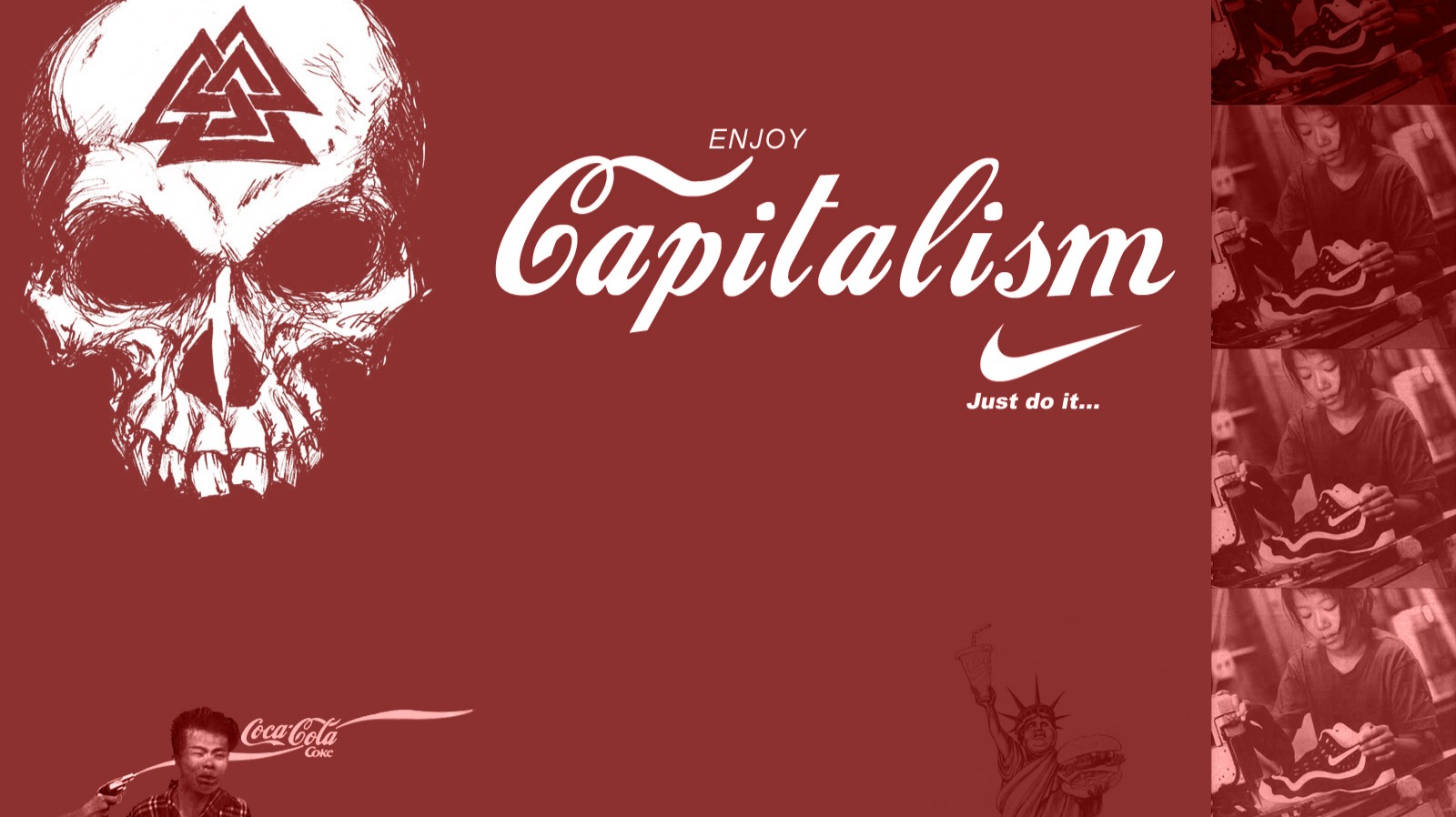 "Enjoy Capitalism", by Diablo Burn on Deviant Art