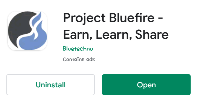 Project Blue Fire is a Free application where you can earn dollars.
