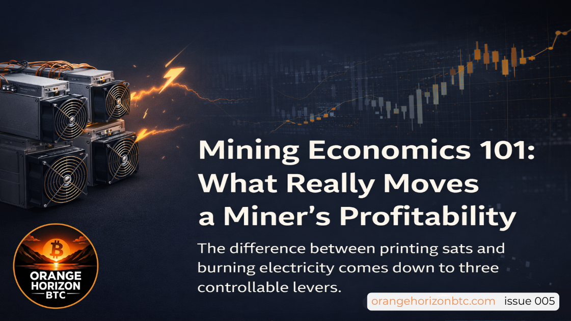 Mining Economics 101: What Really Moves a Miner's Profitability