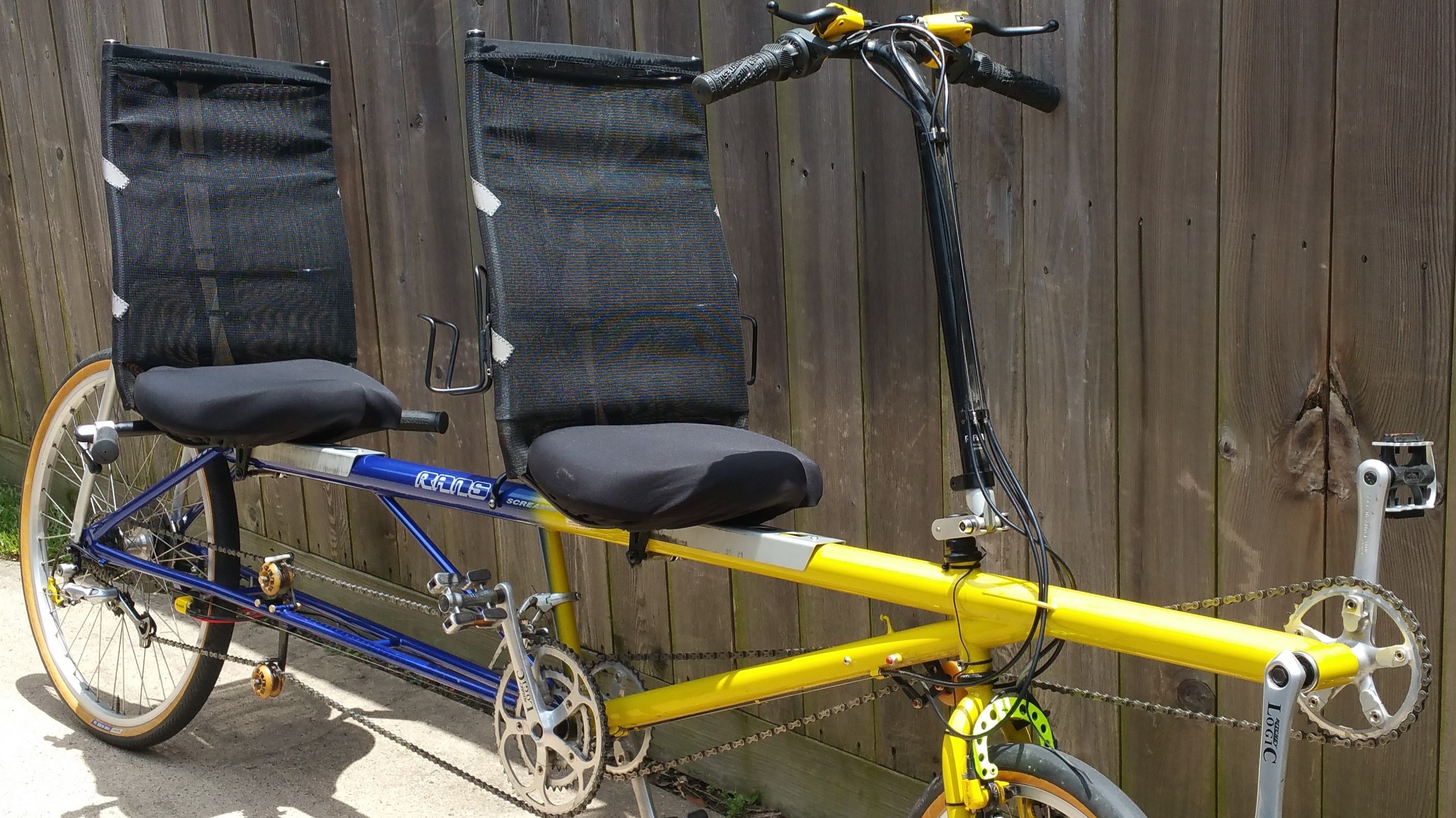Tandem Recumbent Bicycle - Photo Courtesy of 7th Decade Redhead