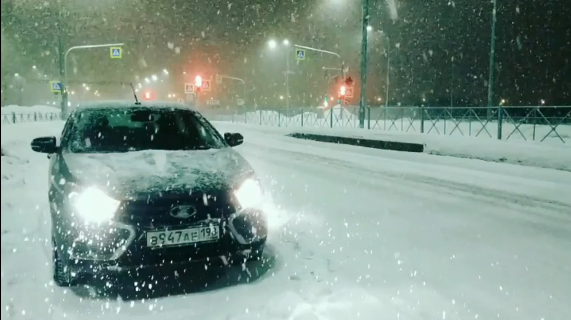 snow fall