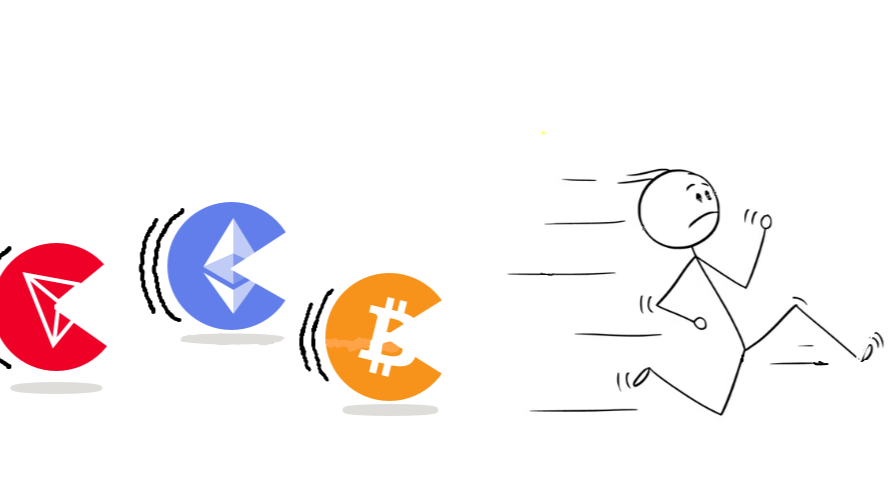 Crypto Chasing Man