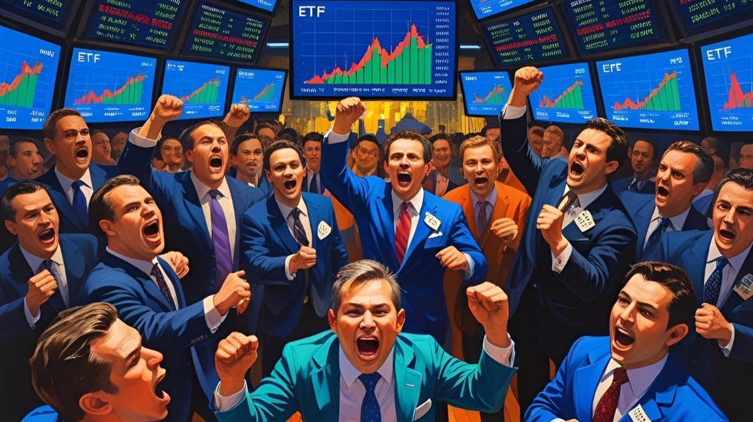 Men Celebrating Stock Market