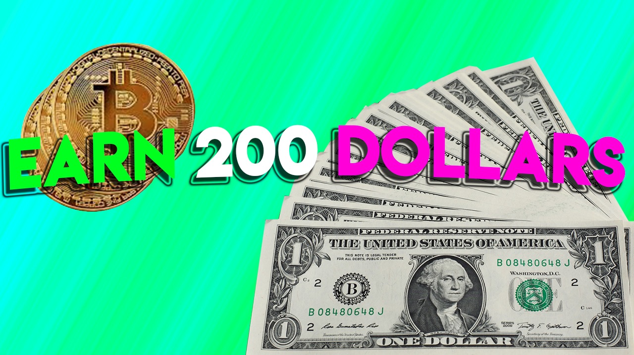 EARN UP TO $200 BITCOIN IN AN HOUR !!