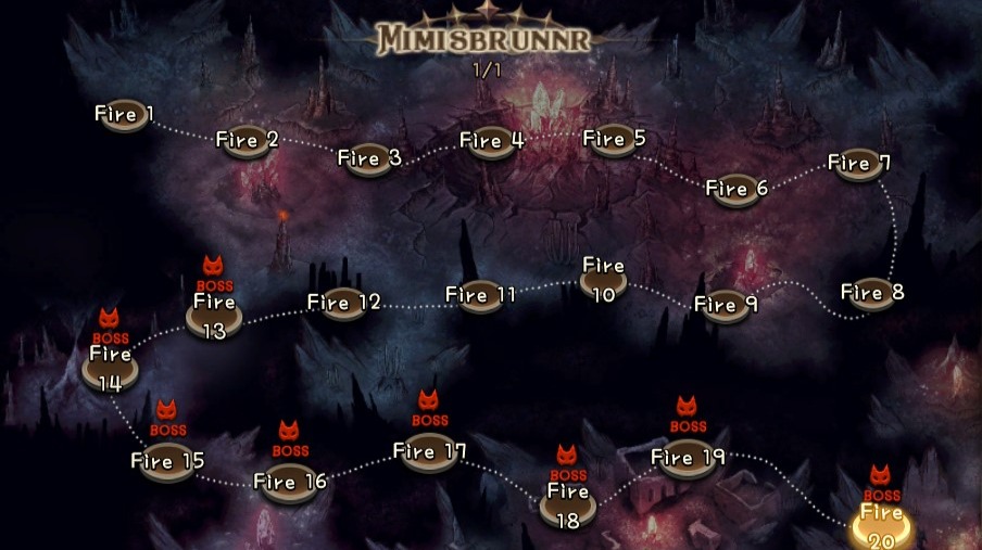 Nine Chronicles Fire Dungeon