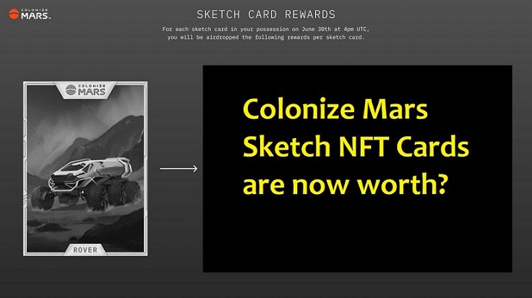 Colonize Mars Sketch Card