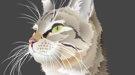 Creating custom dye cut stickers based on an image of my girlfriend's cat, Cinnamon