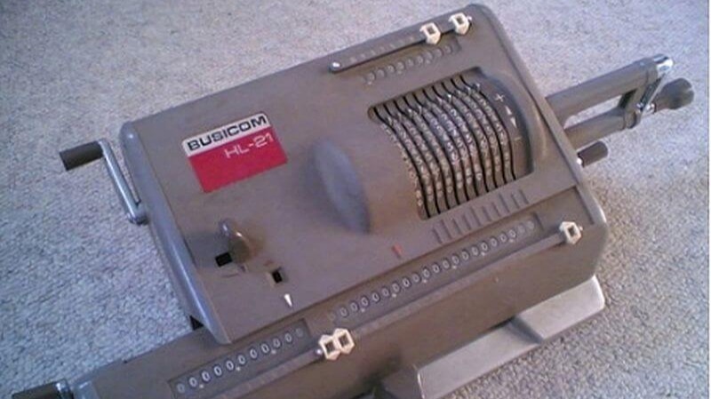 Recordando las calculadoras mecánicas