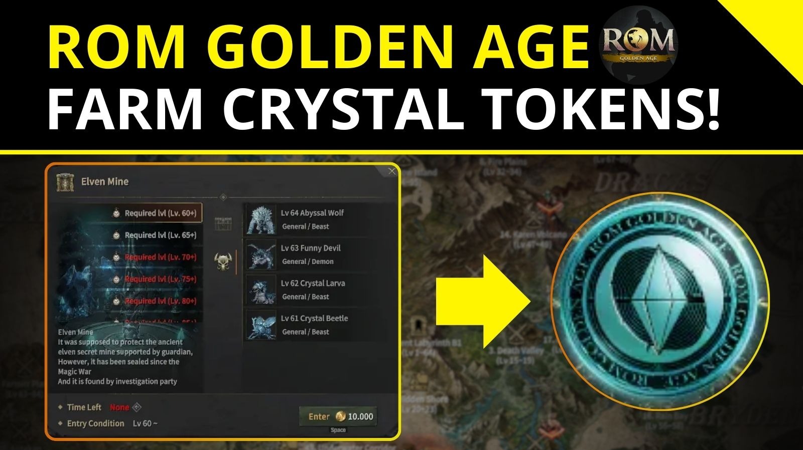 Golden Age ROM - How to Get Crystal Tokens In-Game?