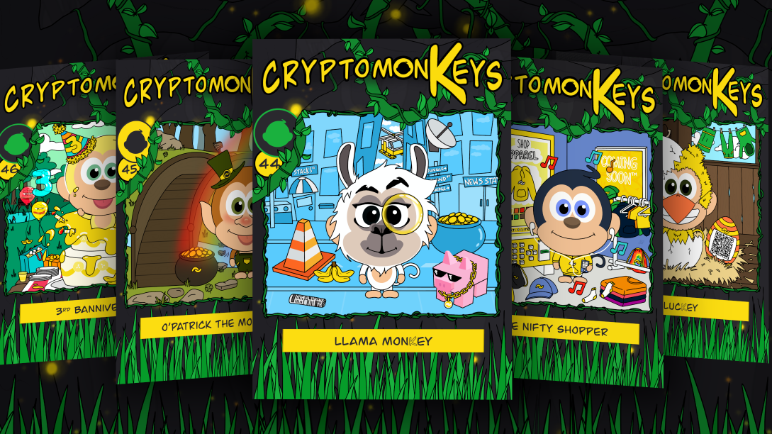 Freely Distributed BANANO-themed NFTs: cryptomonKeys Update #26
