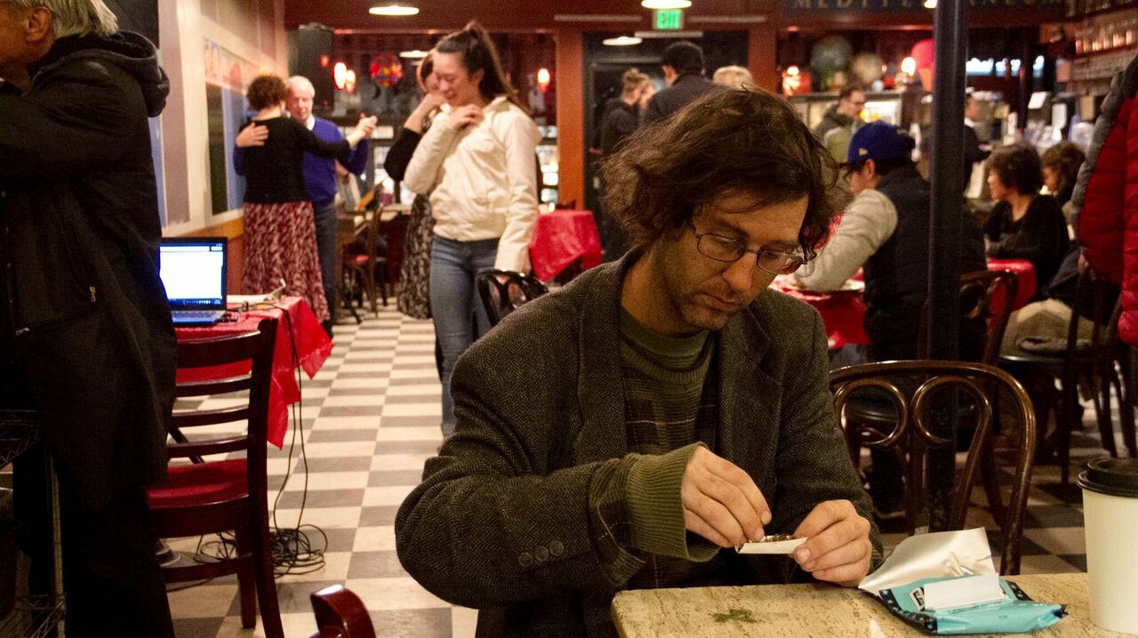 the Cafe Med, hotbed of radicals until it closed