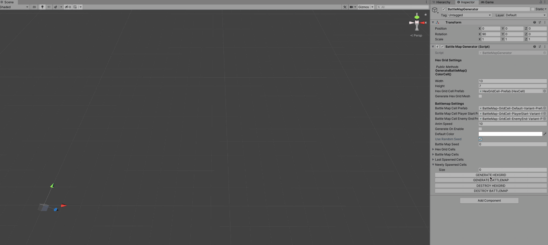 Indie Game Dev Log: 30/04/2020 (Procedural Hexagon Grid Game Board ...