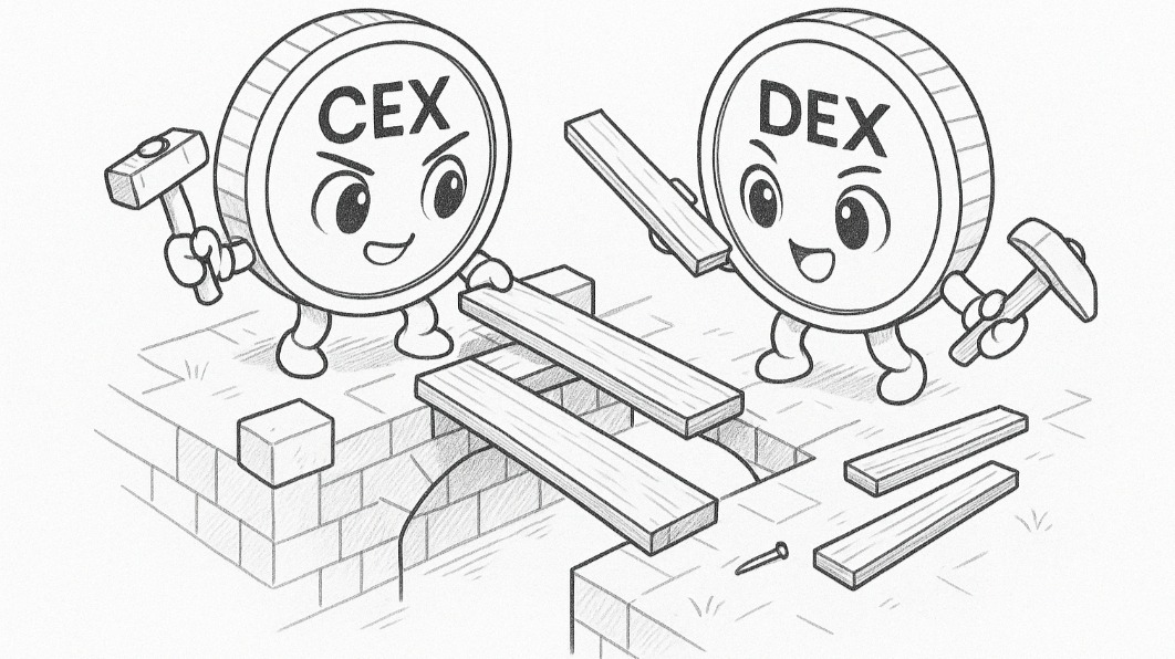 CEX and DEX working together