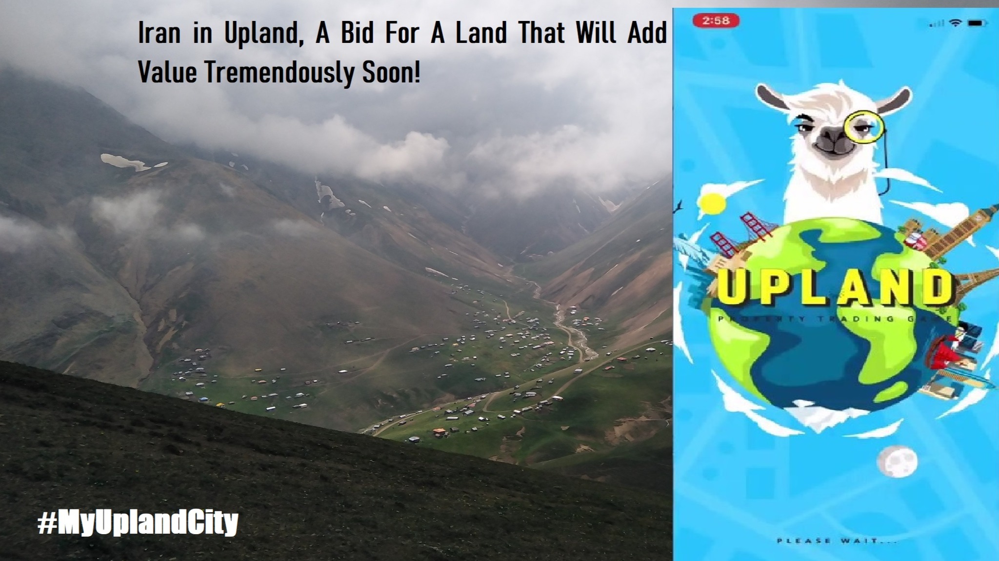 Iran Cities in Upland, A Bid For A Land That Will Add Value Tremendously Soon!