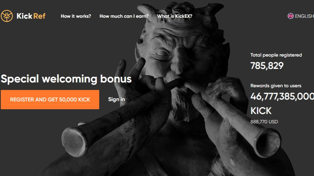Get 50 000 Free Kick Tokens From Kickex Exchange Huge 10 Level Referral Program