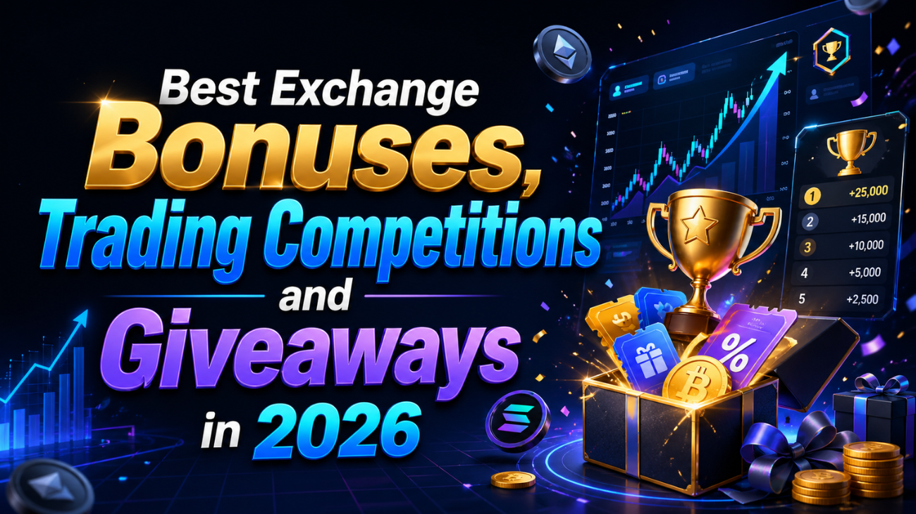 Best Crypto Exchange Bonuses in 2026: Trading Rewards, Referral Codes and Prize Pools Compared