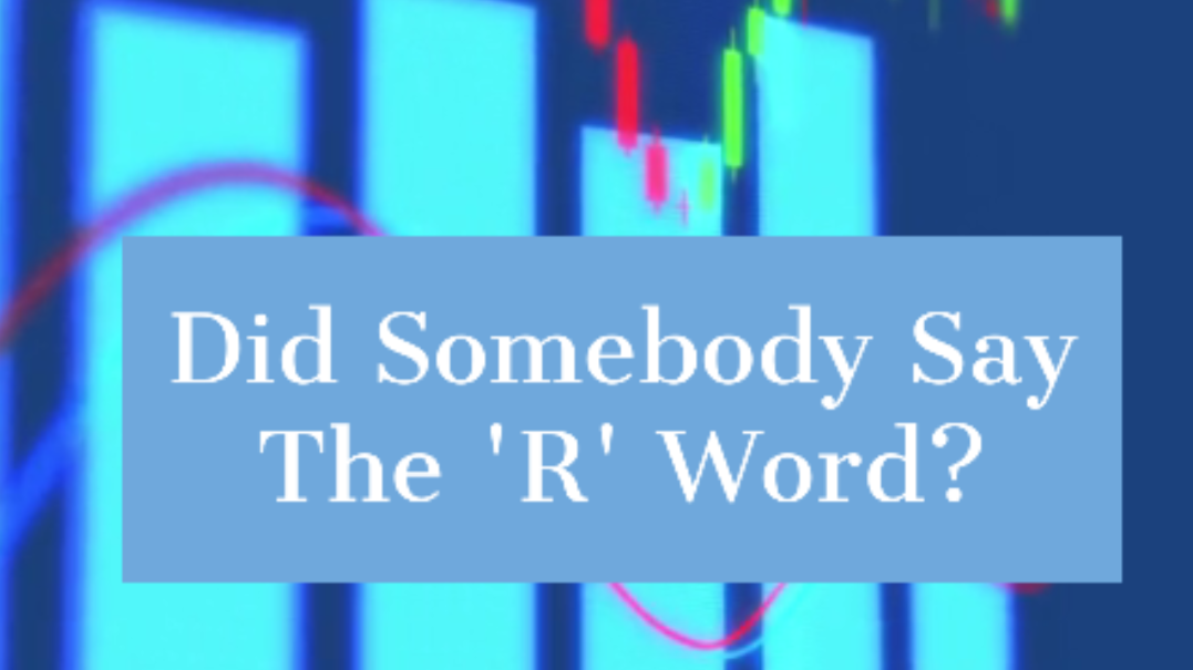 7 signs we're already in a recession