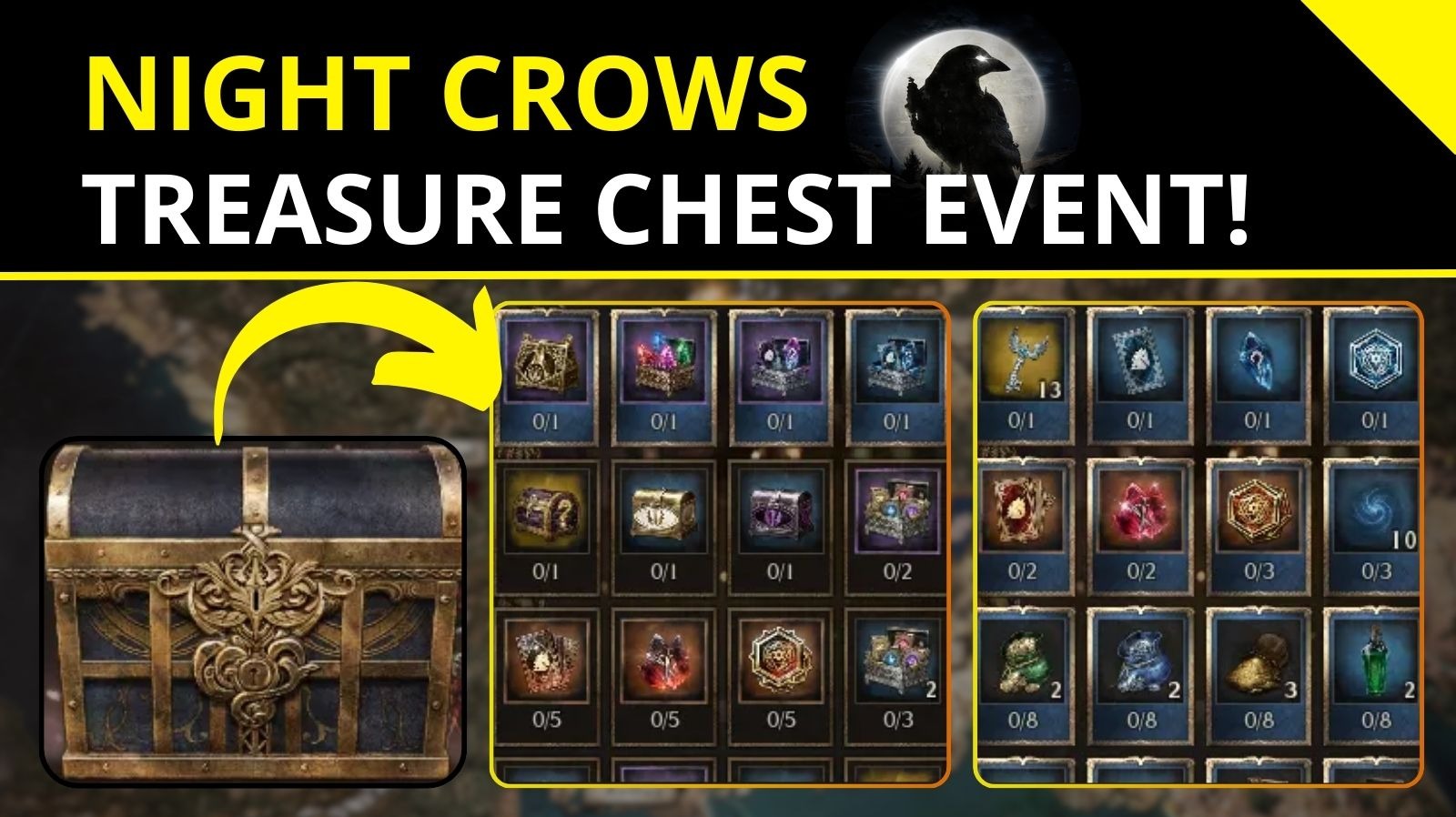 Night Crows Treasure Chest Event