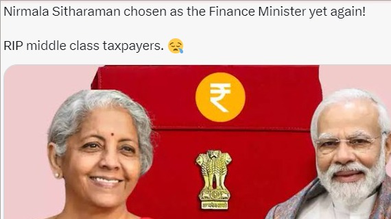 Indians' pain echoed on Twitter as they whined about Nirmala Sitaraman again becoming India's Finance Minister