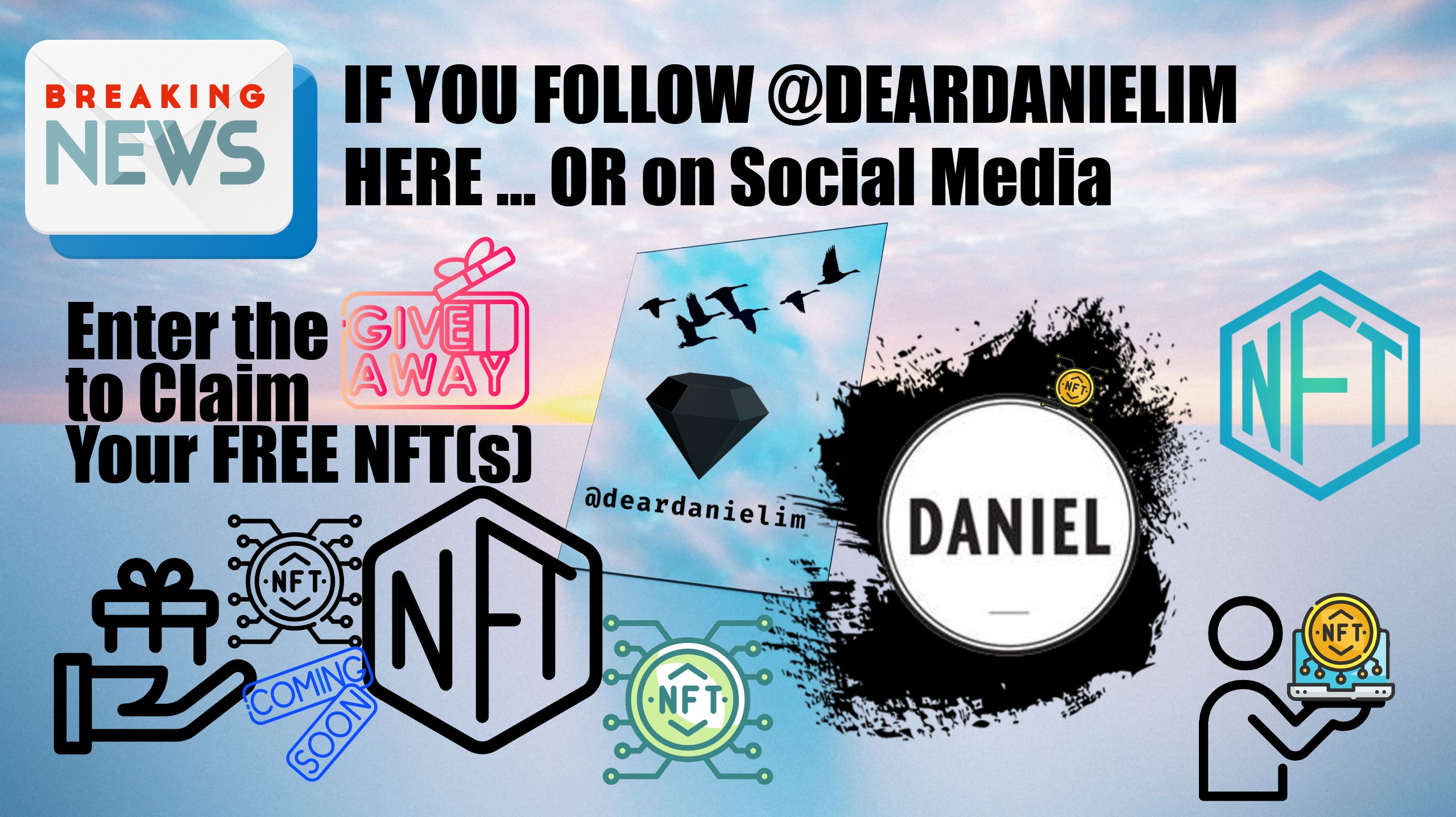 Enter to Claim FREE NFTs in the Dear Daniel's NFT Giveaway! HAVE YOU HEARD OF NFTS?