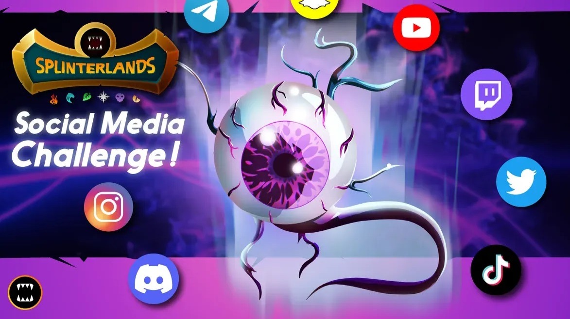 Social media challenge splinterlands