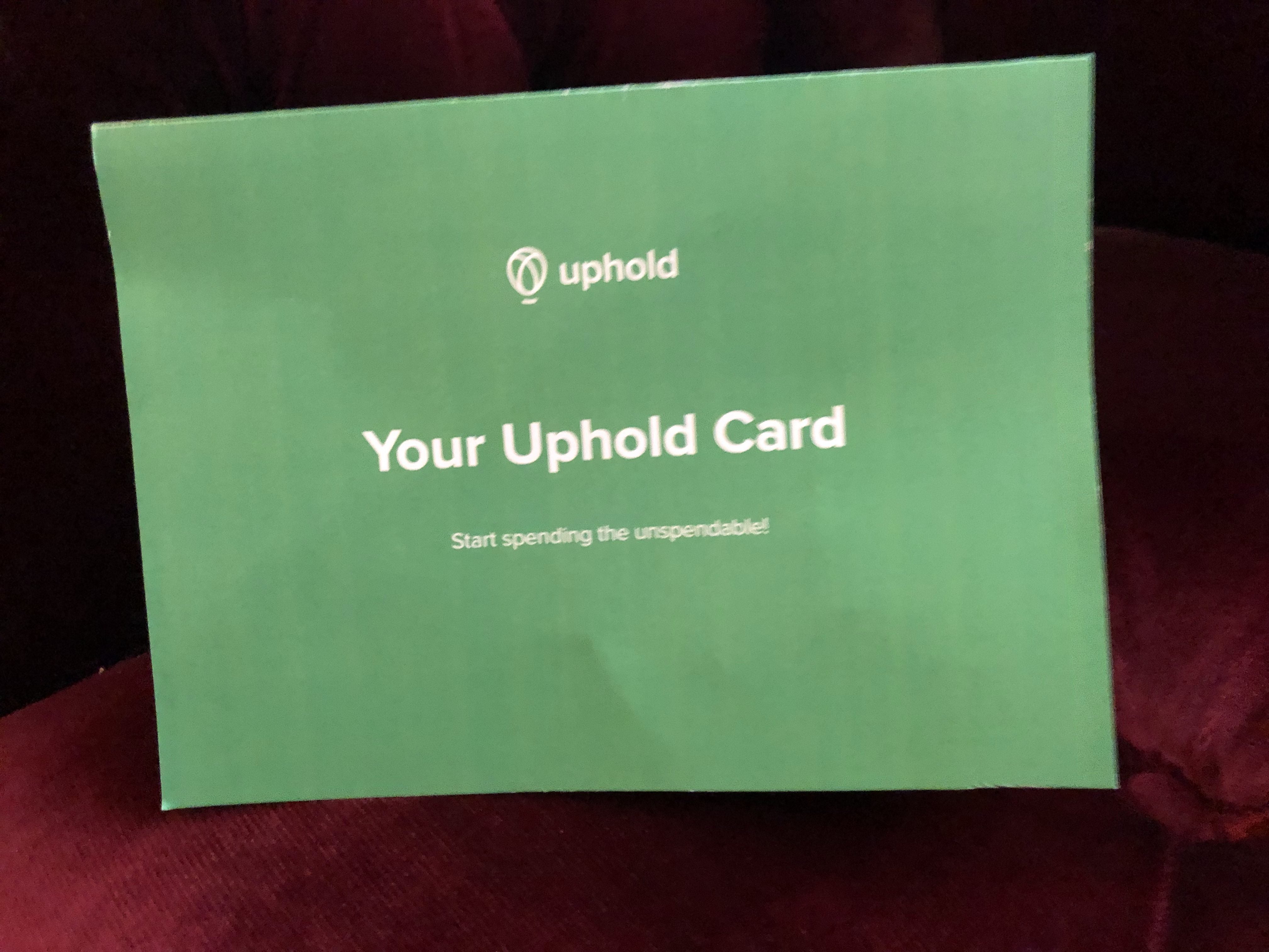 Uphold Card is Coming NEXT MONTH!!!