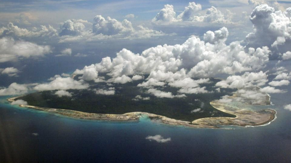 Aerial View of The Tropical North Sentinel Island in the Andaman Islands Which are a Part of India