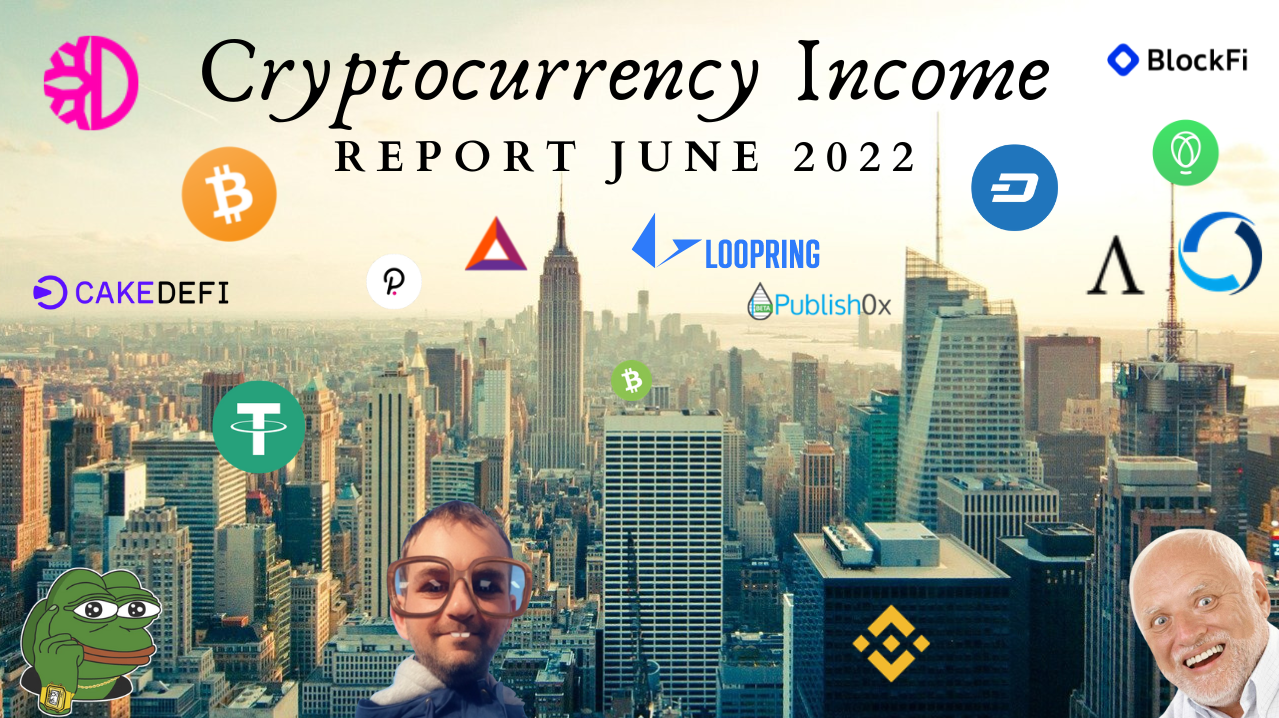 Cryptonator's Cryptocurrency Income Report June 2022