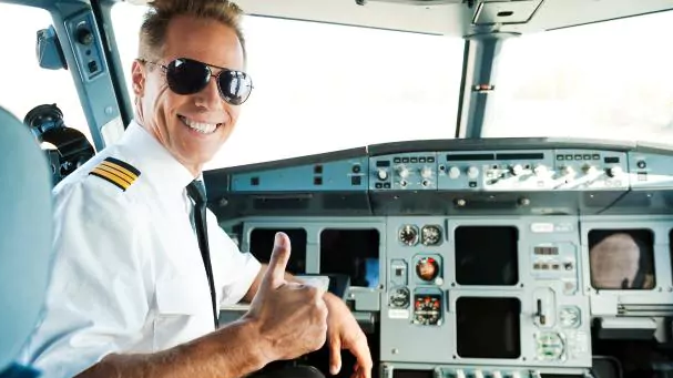 funny airline pilot