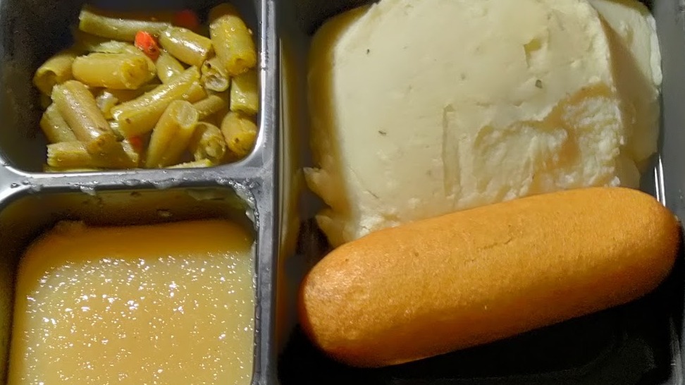 Corn Dog and Mashed Potato mobile meal for Tuesday October 18