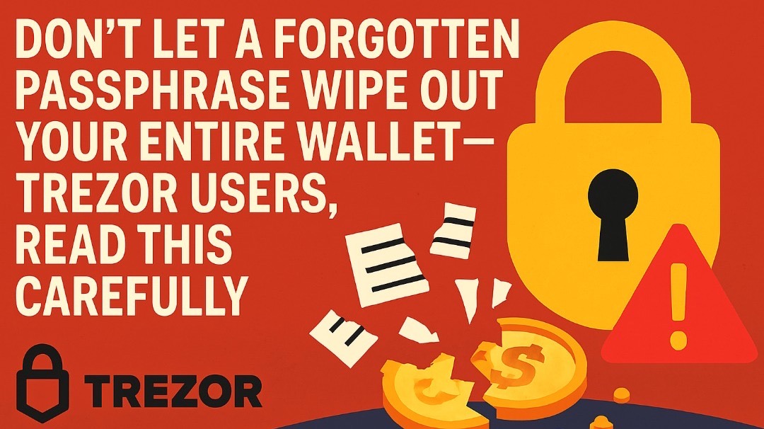 Don’t Let a Passphrase Wipe Out Your Entire Wallet — Trezor