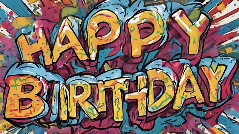 Wishing someone birthday with words packed in form of a Birthday Card – My Story