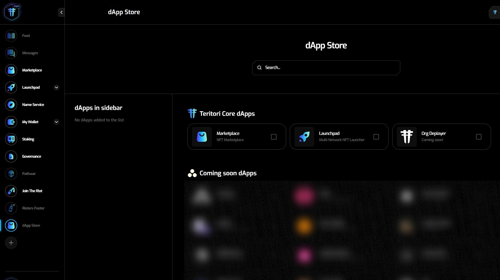 dApps Coming Soon!