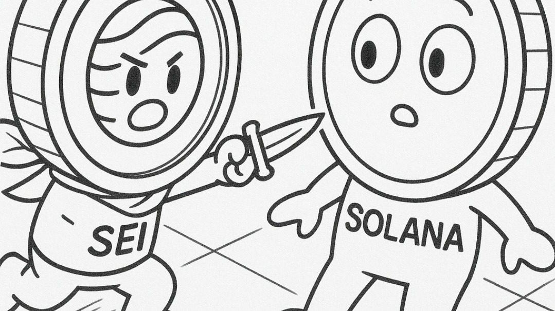 Sei about to stab Solana
